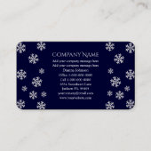 Snowflake Business Cards Visitenkarte (Vorderseite)
