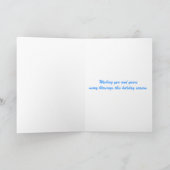 Snowflake Card Feiertagskarte (Innenseite)