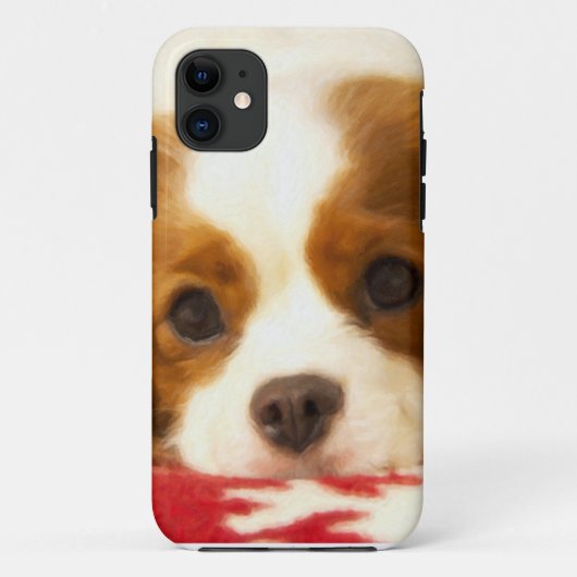 Snowflake Cavalier King Charles Spaniel Case-Mate iPhone Hülle (Rückseite)