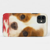 Snowflake Cavalier King Charles Spaniel Case-Mate iPhone Hülle (Rückseite (Horizontal))