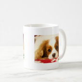 Snowflake Cavalier King Charles Spaniel Kaffeetasse (VorderseiteRechts)