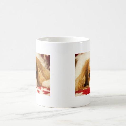 Snowflake Cavalier King Charles Spaniel Kaffeetasse (Mittel)