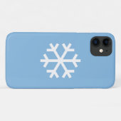Snowflake Christmas Blue iPhone 11 Fall Case-Mate iPhone Hülle (Rückseite (Horizontal))