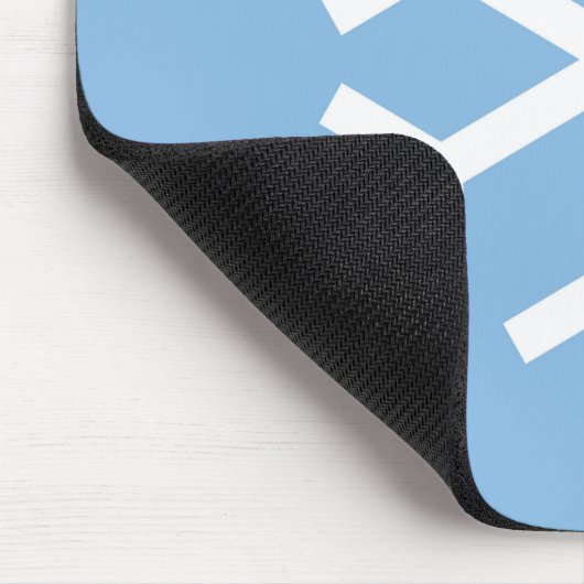 Snowflake Christmas Blue Mouse Pad Mousepad (Ecke)