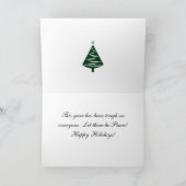 Snowflake Christmas Cards Karte (Innenseite)