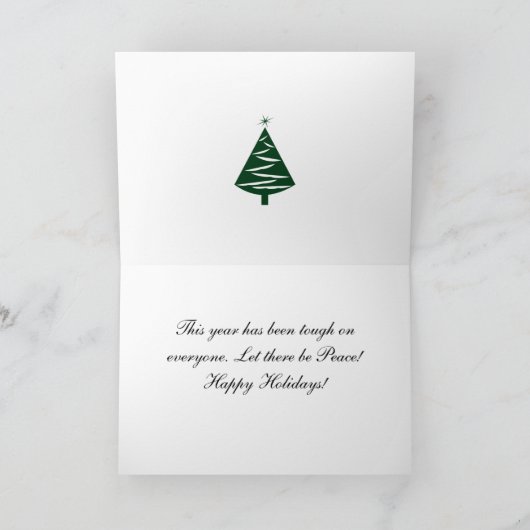 Snowflake Christmas Cards Karte (Innenseite)