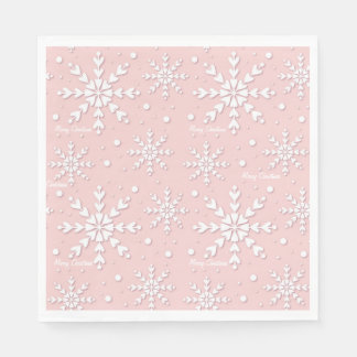 Snowflake Christmas Napkin Serviette
