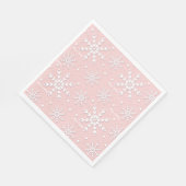 Snowflake Christmas Napkin Serviette (Ecke)