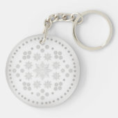 Snowflake Circle Schlüsselanhänger (Rückseite)