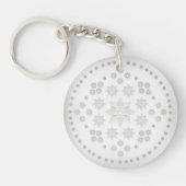 Snowflake Circle Schlüsselanhänger (Vorderseite)
