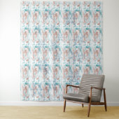 Snowflake Clouds Tapestry Wandteppich (Beispiel)