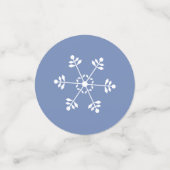 Snowflake Confetti Konfetti (Klein Vorderseite)