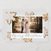 Snowflake Cookies Weihnachtskarte Feiertagskarte (Vorne/Hinten)