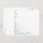 Snowflake Corner Postkarte (Vorne/Hinten)
