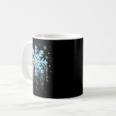 Snowflake Costume Winter Christmas Matching Mens W Kaffeetasse (Vorderseite Links)