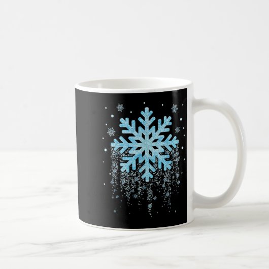 Snowflake Costume Winter Christmas Matching Mens W Kaffeetasse (Rechts)