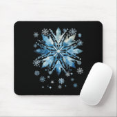 Snowflake Costume Winter Christmas Matching Women  Mousepad (Mit Mouse)