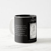 Snowflake Crystal Fairy Zweifarbige Tasse (Vorderseite Links)