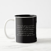 Snowflake Crystal Fairy Zweifarbige Tasse (Links)