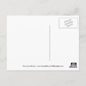 Snowflake Crystal Fotos Postkarte (Rückseite)