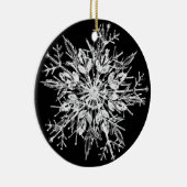 Snowflake Crystal Keramik Ornament (Rechts)