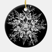 Snowflake Crystal Keramik Ornament (Hinten)