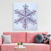 Snowflake Crystal Leinwanddruck (Insitu (Wohnzimmer))