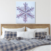 Snowflake Crystal Leinwanddruck (Insitu (Schlafzimmer))