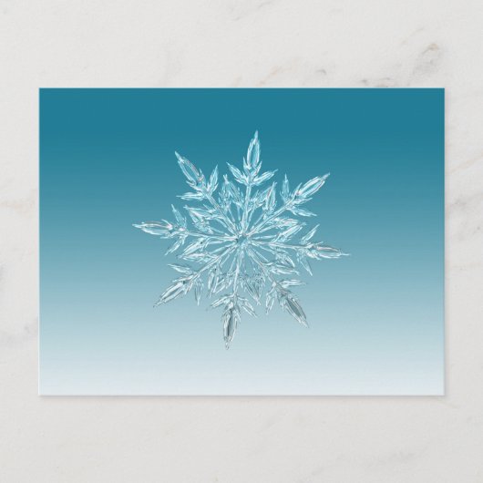 Snowflake Crystal Postkarte (Vorderseite)
