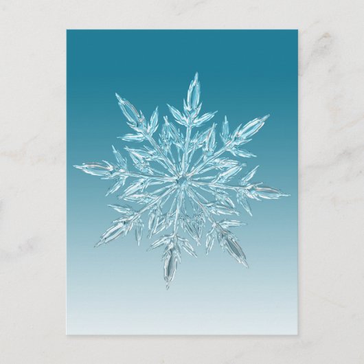 Snowflake Crystal Postkarte (Vorderseite)