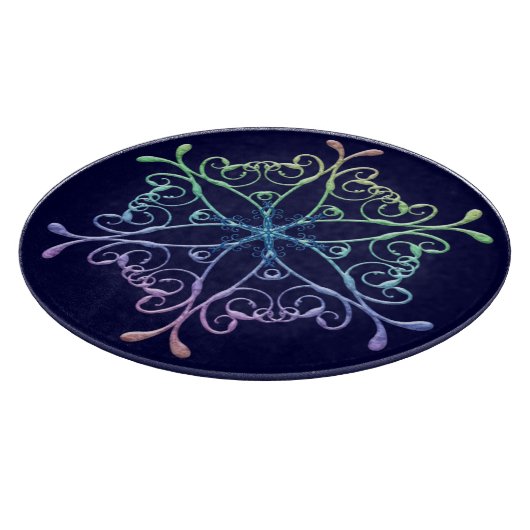 Snowflake Cutting Board Schneidebrett (Ecke)