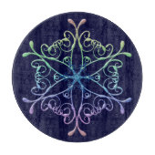 Snowflake Cutting Board Schneidebrett (Vorderseite)