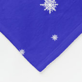 Snowflake Dance Pattern Fleecedecke (Ecke)
