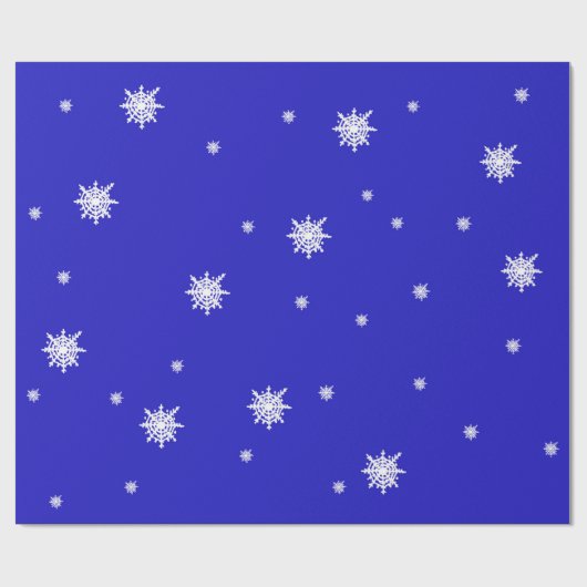 Snowflake Dance Pattern Geschenkpapier (Flach)