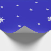 Snowflake Dance Pattern Geschenkpapier (Ecke)