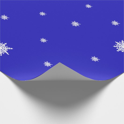 Snowflake Dance Pattern Geschenkpapier (Ecke)