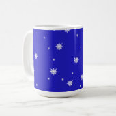 Snowflake Dance Pattern Kaffeetasse (Vorderseite Links)