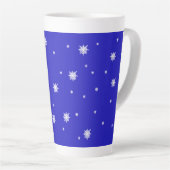 Snowflake Dance Pattern Milchtasse (Rechte Ecke)