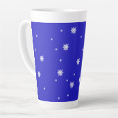 Snowflake Dance Pattern Milchtasse (Linke Ecke)