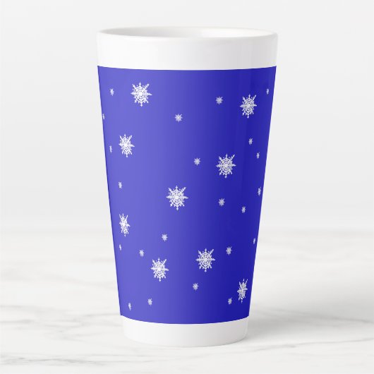 Snowflake Dance Pattern Milchtasse (Vorderseite)