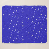 Snowflake Dance Pattern Sherpadecke (Vorderseite (Horizontal))