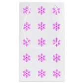 Snowflake Dancer Pink Kleine Geschenktüte (Rückseite)