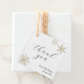 Snowflake Danke Geschenkanhänger (Beispiel)