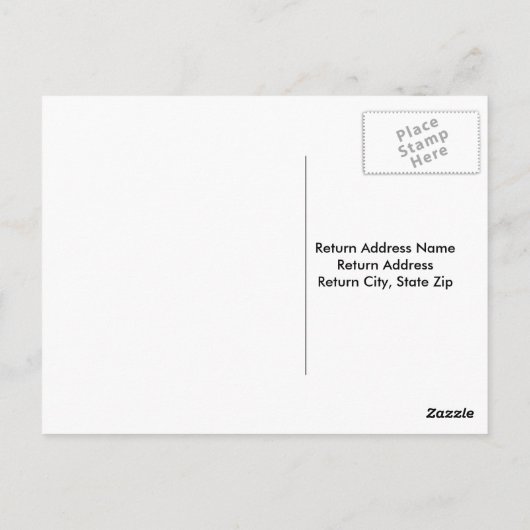 Snowflake Danke Postcard Postkarte (Rückseite)