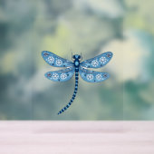 Snowflake Dragonfly Spirit Acrylschild (Neutral)