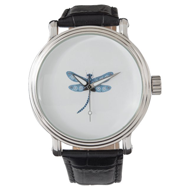 Snowflake Dragonfly Spirit Armbanduhr (Vorderseite)