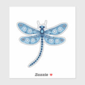 Snowflake Dragonfly Spirit Aufkleber (Blatt)