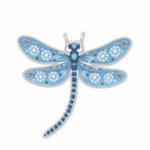 Snowflake Dragonfly Spirit Aufkleber (Vorderseite)