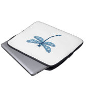 Snowflake Dragonfly Spirit Laptopschutzhülle (Vorne Knopf)