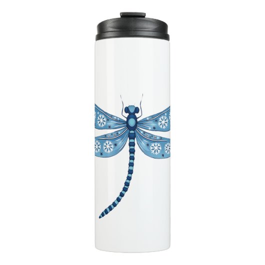 Snowflake Dragonfly Spirit Thermosbecher (Vorderseite)